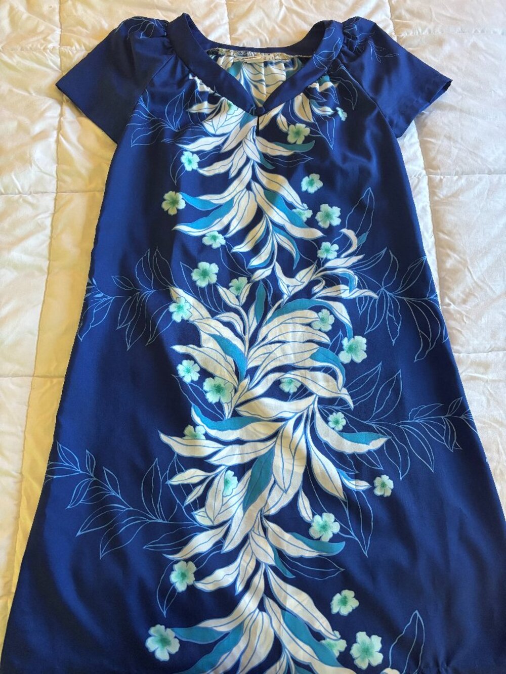 Vintage Hilo Hattie's Hawaiian Floral Muumuu Dress